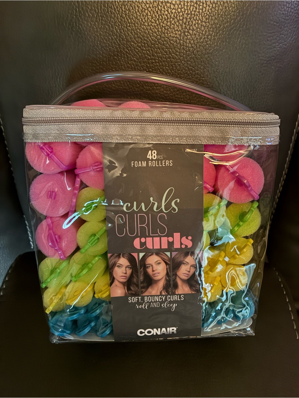Conair Curls Curls Curls Multicolor Foam Rollers - Pack of 48